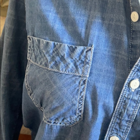 Paper Denim Cloth plaid denim button down - Picture 2 of 7